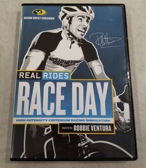 Real Rides Race Day DVD Robbie Ventura Cycling Training Workout